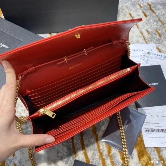 WALLET MATELASSÉ YSL CASSANDRE CHAIN 0714